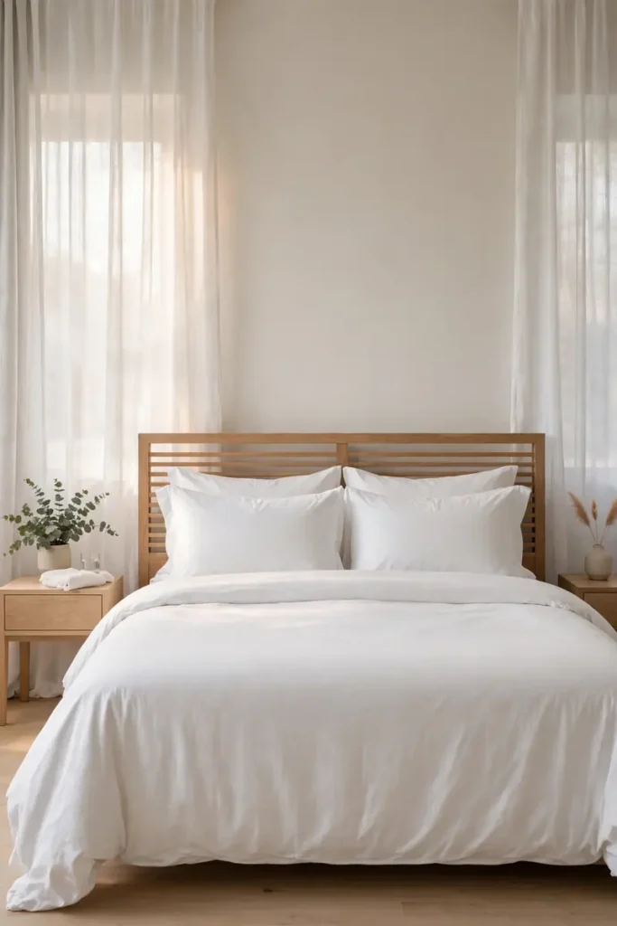 Crisp White Bedding