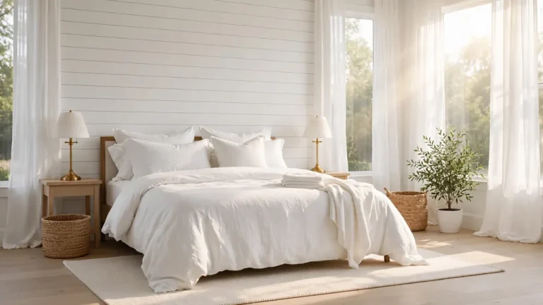white bedroom decor