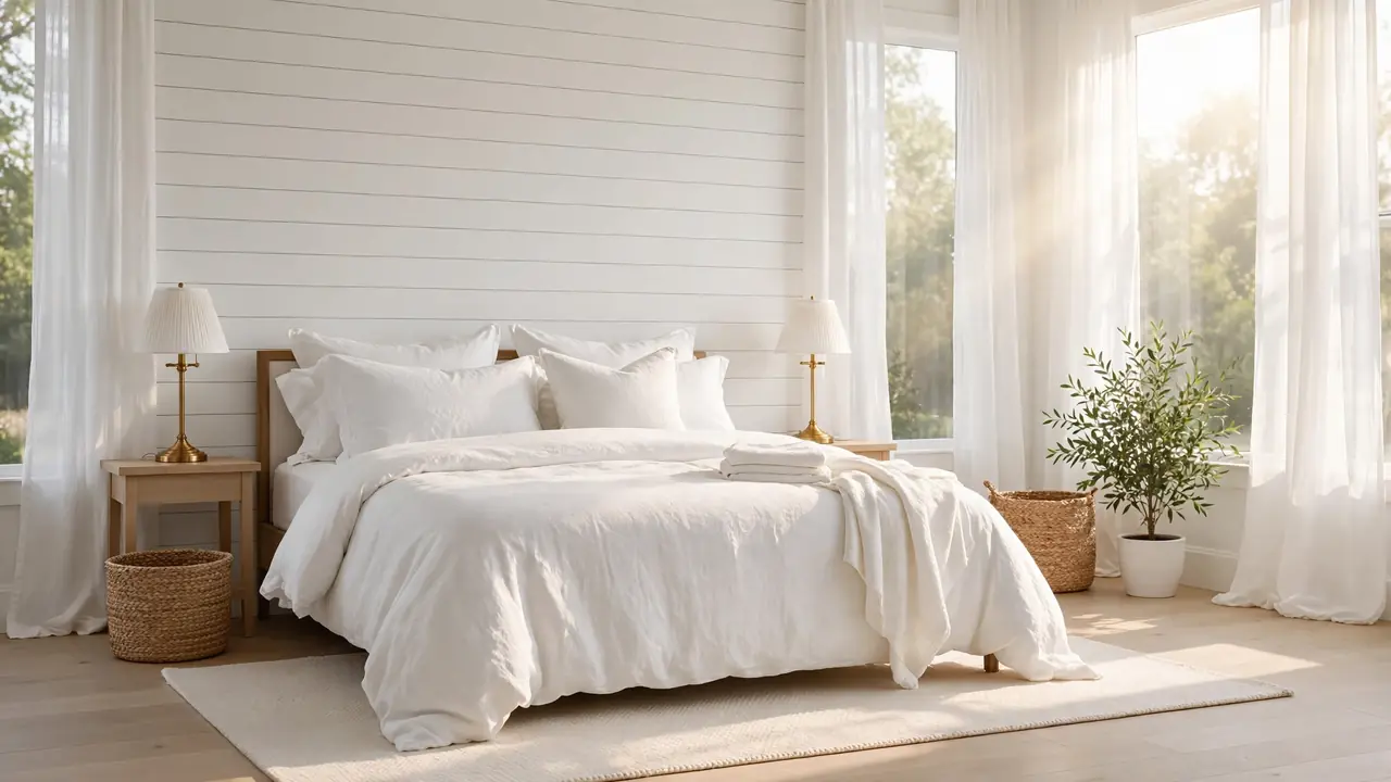 white bedroom decor
