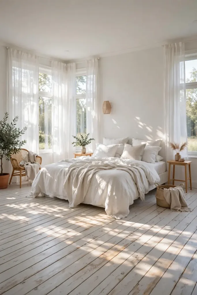 Whitewashed Wood Floors