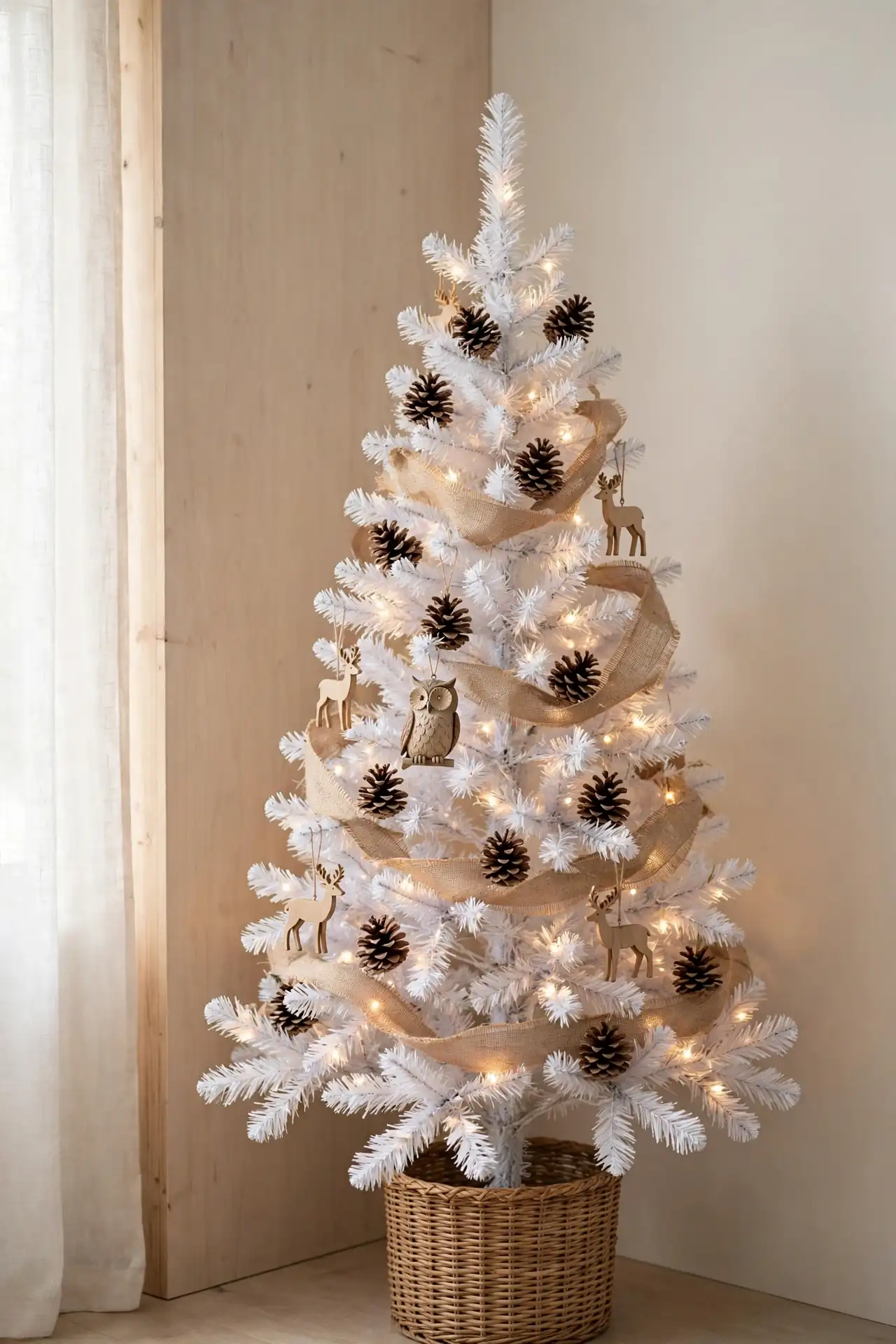 Woodland White Accents