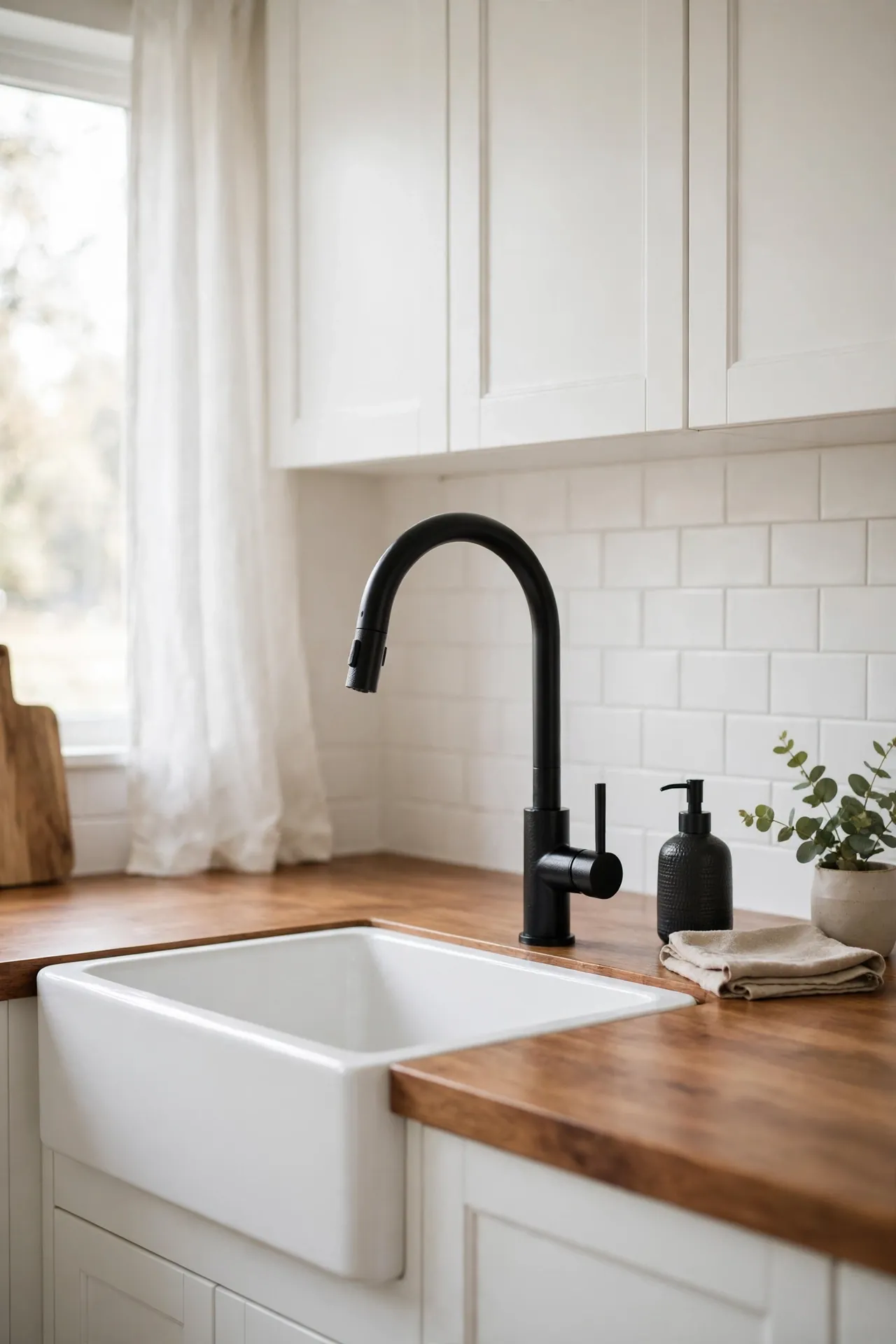 Matte Black Faucets