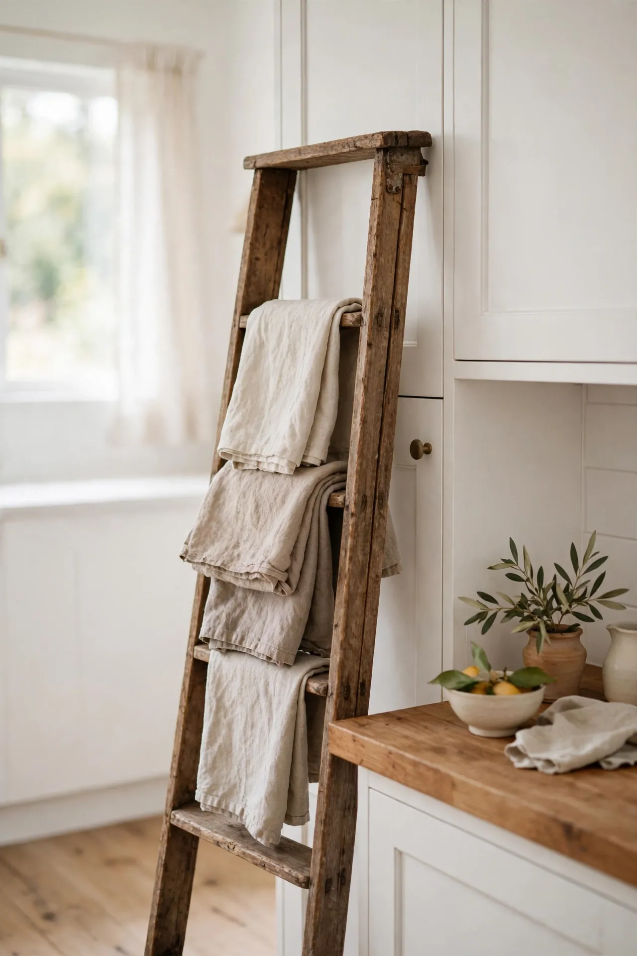 Vintage Wood Ladder