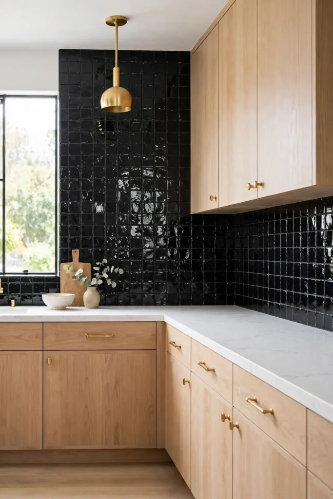 Dramatic Backsplash Tile