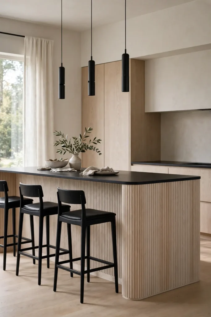 Fluted Oak Details