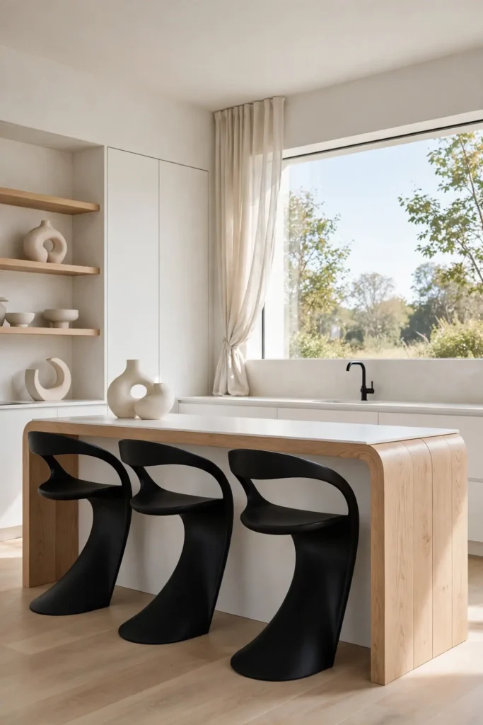 Sculptural Bar Stools