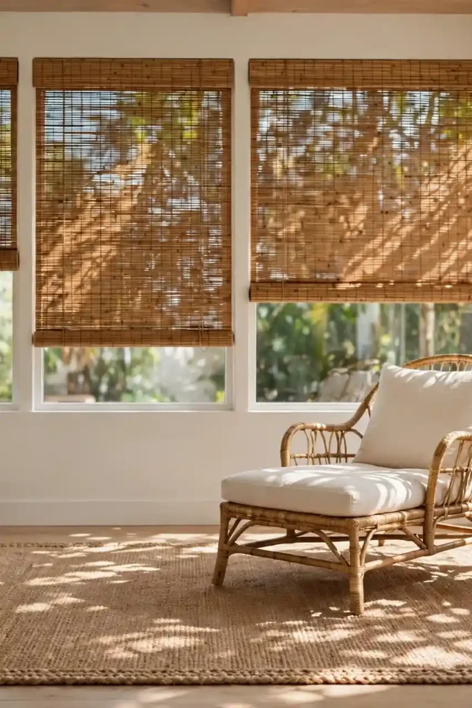 Bamboo Roll Shades