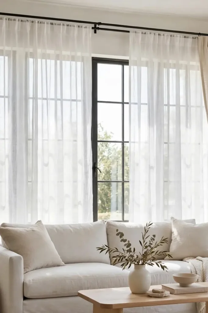 Double Curtain Rods