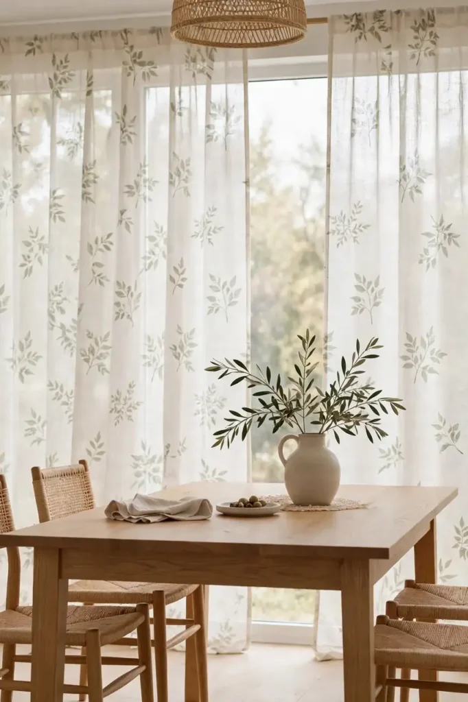 Printed Linen Sheers