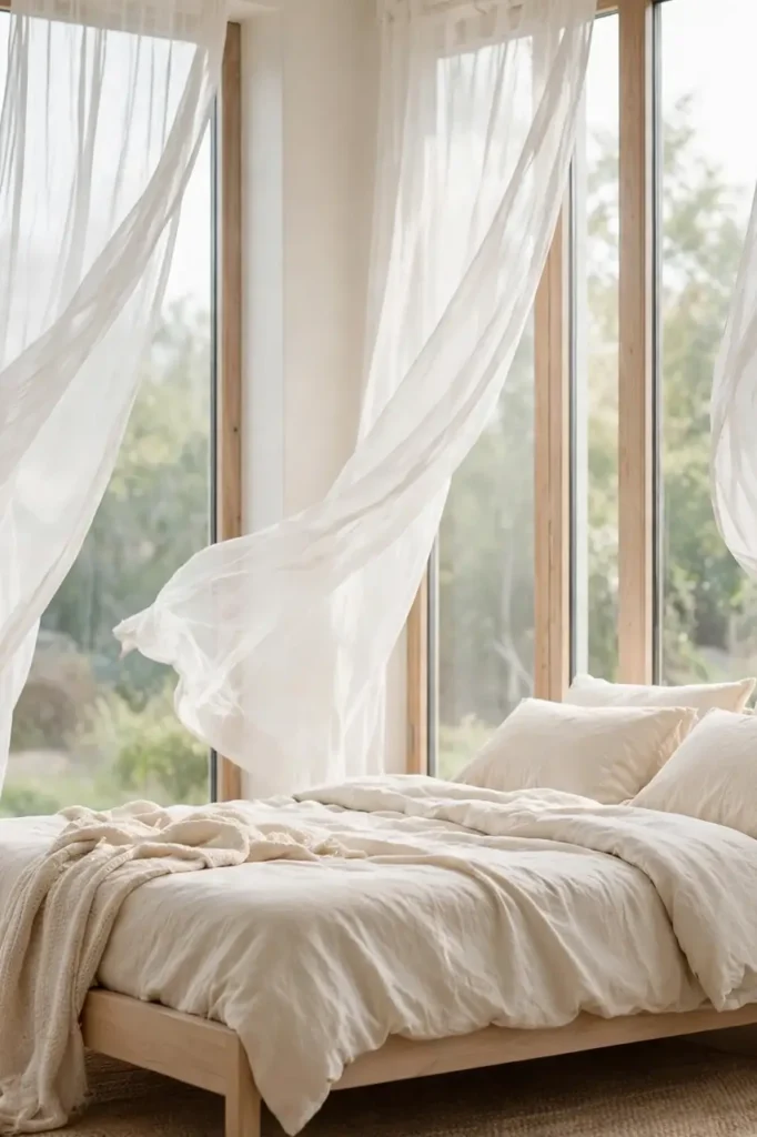 Sheer White Panels