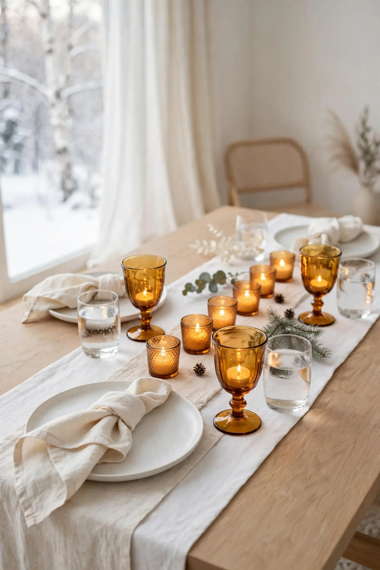 Amber Glassware Glow
