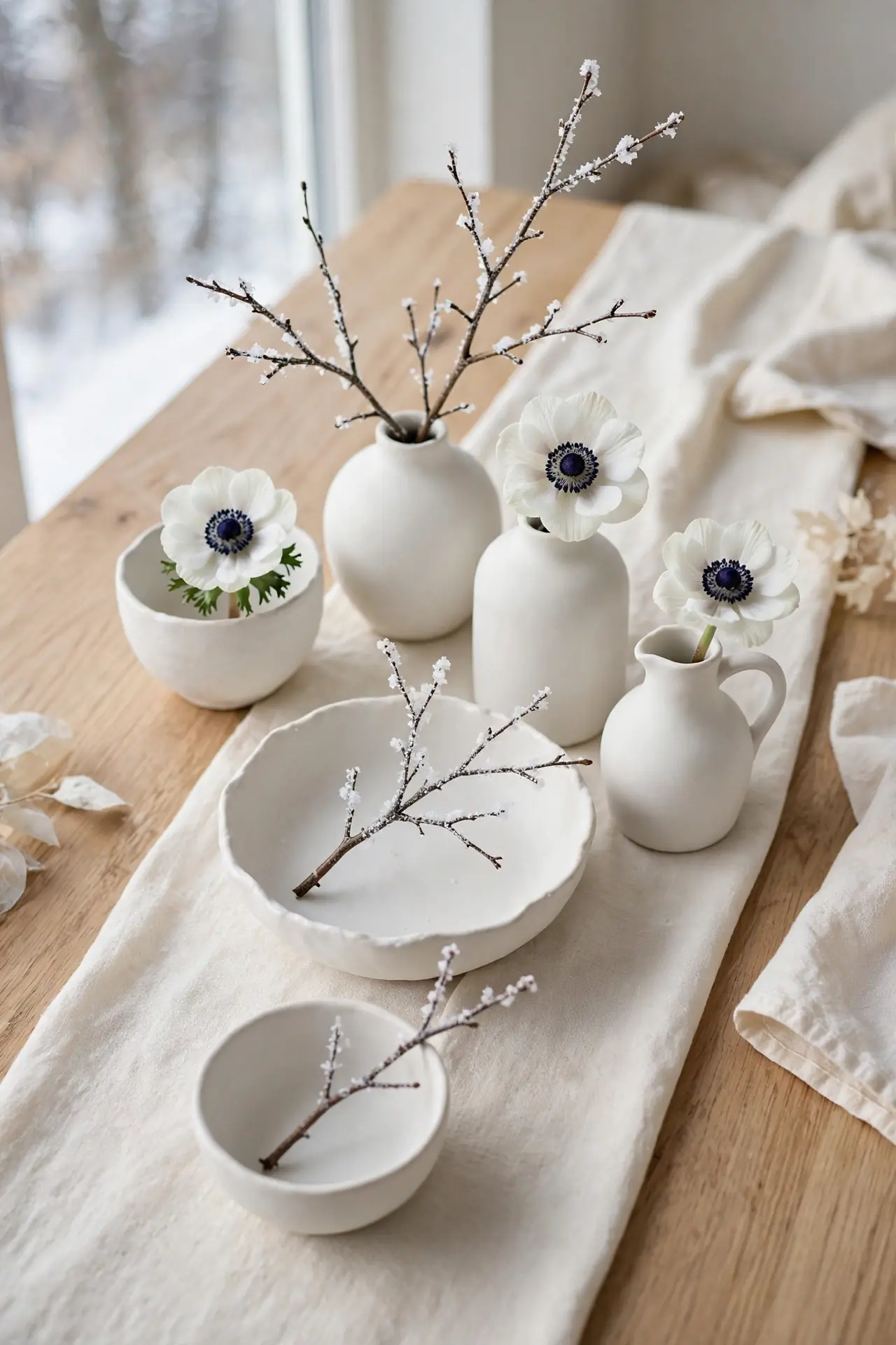 Ceramic White Vessels
