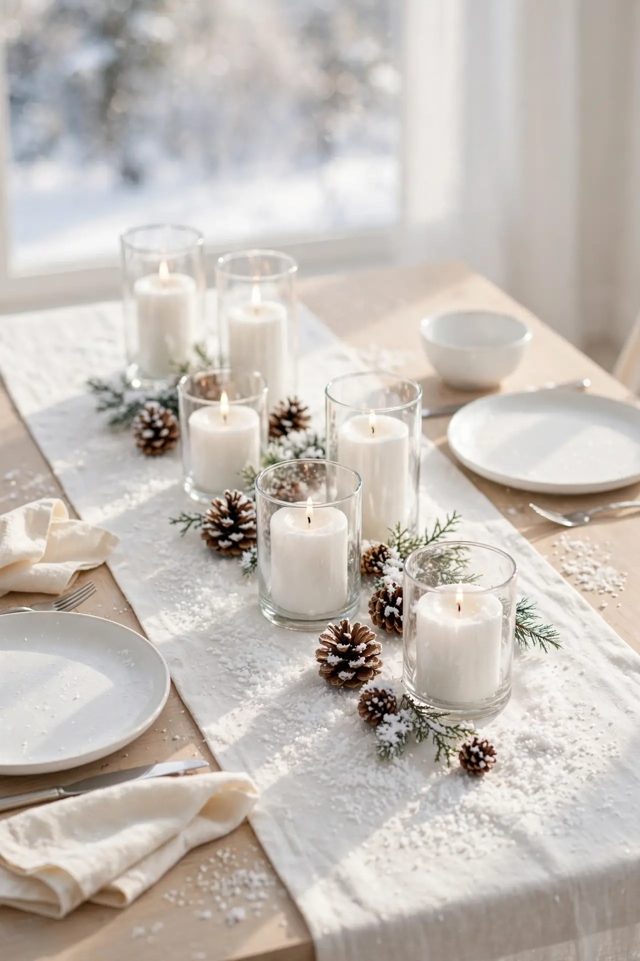 Faux Snow Accents