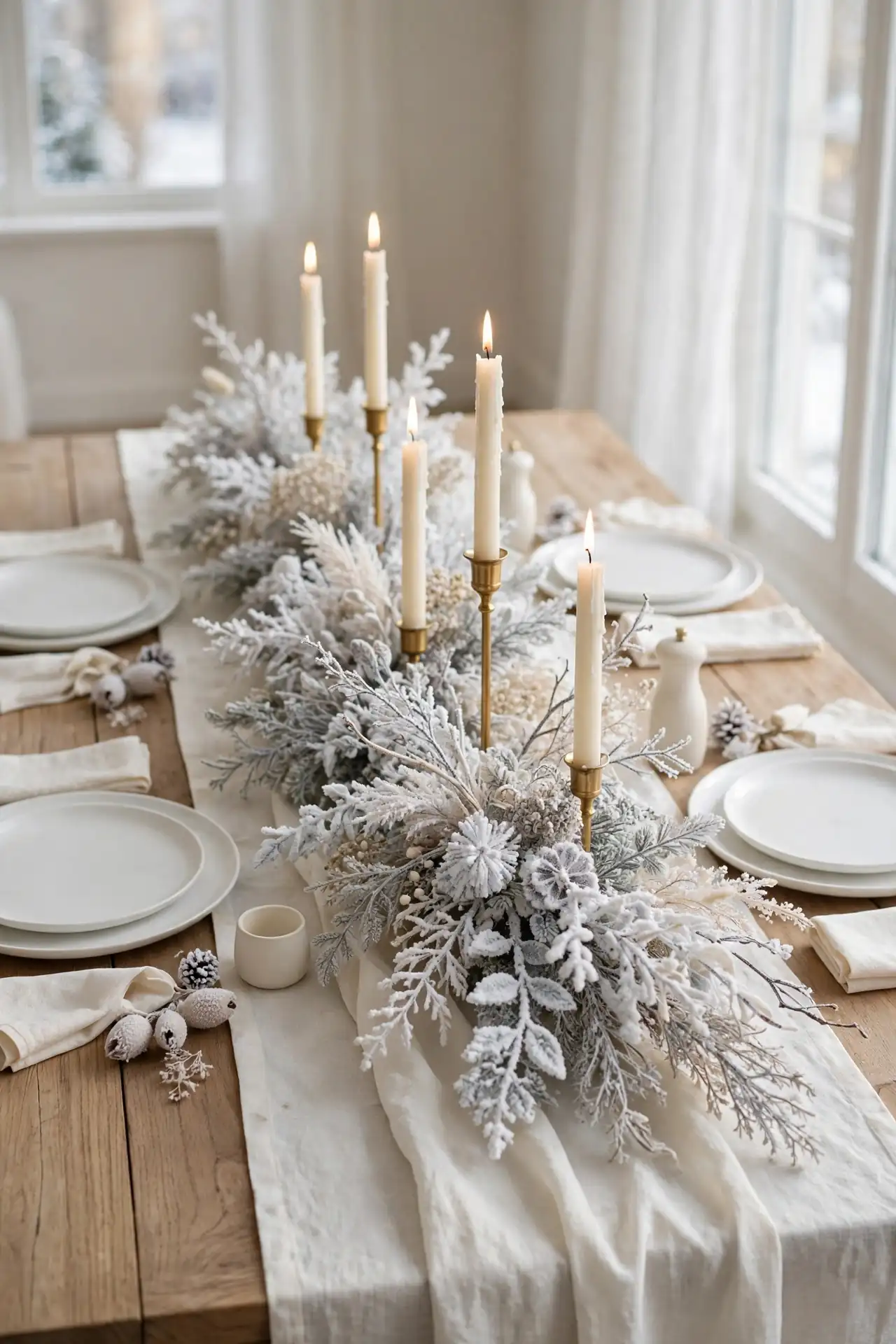 Frosted Eucalyptus Runner
